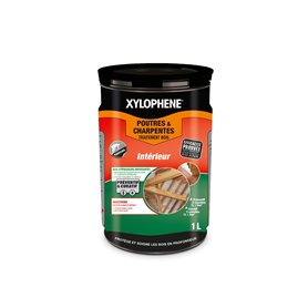 XYLOPHENE - Traitement Poutres & Charpentes - Traite les Bois de Charpente - Anti Insectes et Anti Termites - Traitement prévent