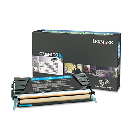 Lexmark - cartouche de toner - à rendement élevé - cyan