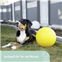 Kerbl Pet Balle de Jeu pour Chien PP, Jaune, Ø30cm