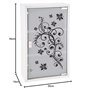 Multistore 2002 Hi - Armoire à Pharmacie Robuste avec étagères, refermable, Pratique Armoire Murale compacte en Verre, Rangement