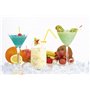 Trebs Broyeur à glace en acier inoxydable idéal pour les boissons gazeuses, les cocktails ou la préparation de desserts froids (