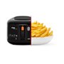 Seb Friteuse à huile, 1.2 kg de frites, Poignée rabattable, Hublot de contrôle, Compact, Simply One FF160800, Noir