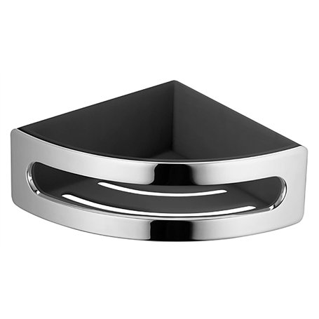 Keuco 11657010001 Elegance Porte-éponge de coin en 2 parties à assembler Chromé/gris anthracite