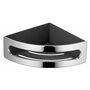 Keuco 11657010001 Elegance Porte-éponge de coin en 2 parties à assembler Chromé/gris anthracite