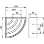 Keuco 11657010001 Elegance Porte-éponge de coin en 2 parties à assembler Chromé/gris anthracite