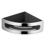 Keuco 11657010001 Elegance Porte-éponge de coin en 2 parties à assembler Chromé/gris anthracite