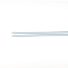 Luance - Lot de 2 tringles extensibles rondes blanc - Taille L 40 a 60 cm