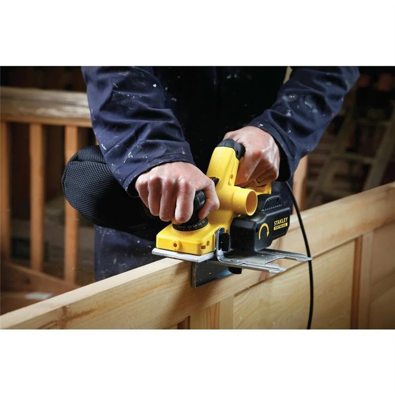 Image secondaire de Stanley FATMAX Rabot Électrique Filaire 750W Vitesse de Rotation 16500 trs/mn Éjection de la Poussière Différentes Tailles de Ra
