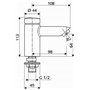 Schell 21220699 7888642 SC Robinet petit à fermeture automatique 1/2" Chromé