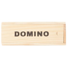 WDK PARTNER - A1300360 - Jeux de société - Jeu de dominos - Plumier bois