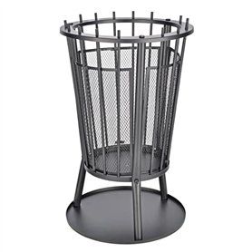 Brasero en métal - 40 x 61 cm - Protection Contre Les étincelles
