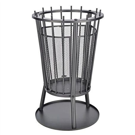 Brasero en métal - 40 x 61 cm - Protection Contre Les étincelles