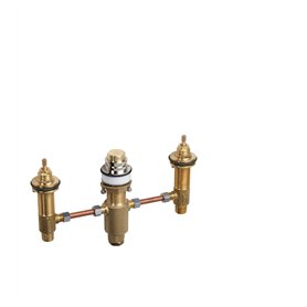 hansgrohe Corps d'encastrement pour combiné mitigeur 3 trous de baignoire, 13233180