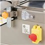 Fartools One Dégauchisseuse 1800W, largeur de coupe 155mm réglage de passe 0-3mm, table en métal 275x155mm inclinable 45°, vites