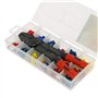 XL Tech 103601 Set di 190 capicorda, 40 morsetti a sgancio rapido, con pinze