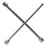 PRECISION STEEL 213196 Clé en Croix douilles 17mm/19mm/21mm carré de 1/2, Argent