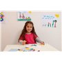 edding 17 FUNTASTICS TEXTILE FUN Marqueur pour textiles pour enfants - jaune, marron, bleu, rouge, vert - 5 stylos - pointe rond