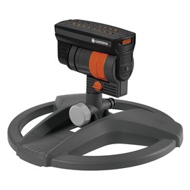 Arroseur oscillant ZoomMaxx de Gardena : arroseur variable pour différentes exigences et surfaces de 9 à 216 m², portée 3 à 18 m