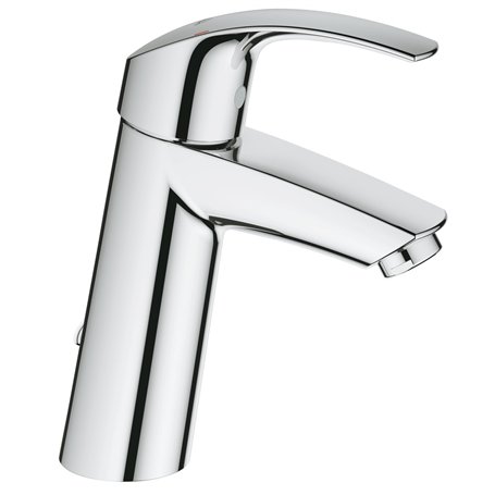 Grohe Robinet de Lavabo Eurosmart Cosmopolitan Chaînette Rétractable Bec Medium Ecojoy 23323001 (Import Allemagne)
