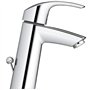 Grohe Robinet de Lavabo Eurosmart Cosmopolitan Chaînette Rétractable Bec Medium Ecojoy 23323001 (Import Allemagne)