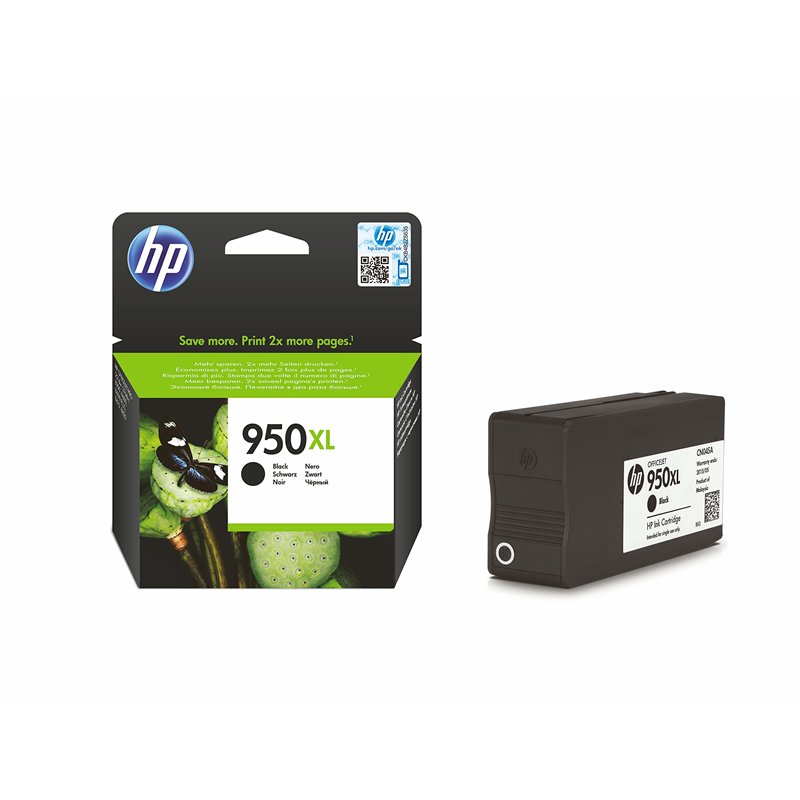 HP 950XL/951XL Pack de 4 Cartouches d'Encre Noir, Cyan, Magenta et Jaune grandes capacités Authentiques (C2P43AE)