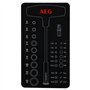 AEG 005069 Coffret d'Embouts et Poignée (Embouts hexagonaux, 6 pans, Tournevis plats et cruciformes)