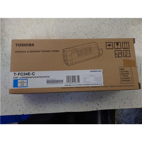 Toshiba 6A000001524 Cartouche de toner compatible avec Imprimante ES287CS Cyan