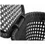 DEA Home 143659 Rattan 60 Coffre à Linge avec Couvercle Polypropylène Anthracite 42 x 33 x 58 cm