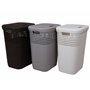 DEA Home 143659 Rattan 60 Coffre à Linge avec Couvercle Polypropylène Anthracite 42 x 33 x 58 cm