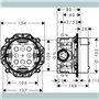 hansgrohe Corps d'encastrement avec robinet d'arrêt, 01850180