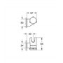 GROHE Tempesta Support Mural pour Pommeau de Douche, Orientable, Chromé, 27595000 (Import Allemagne)