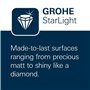GROHE Tempesta Support Mural pour Pommeau de Douche, Orientable, Chromé, 27595000 (Import Allemagne)