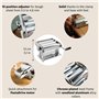 Marcato 180C Ampia Compact Machine à Pâtes Acier Gris