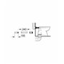 Grohe Raccordement pour Cuvette Sur Pied Pièce Détachée 37102Sh0 (Import Allemagne)