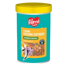 Aimé | Flocons pour Poissons Exotiques | Nourriture pour Poissons | Aliment Complet à base de Nutriments Essentiels | Céréales, 
