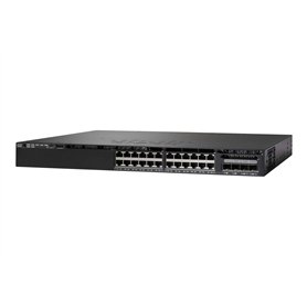 Commutateur réseau Cisco Catalyst 3650-24TD-L, 24 Ports GbE, 2 Ports de Liaison Montante 10G et 2 Ports de Liaison Montante 1G, 