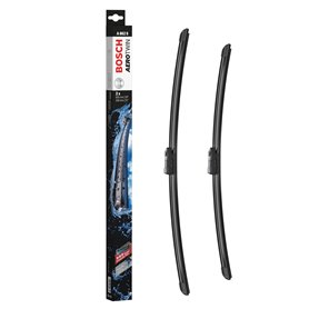 Bosch Balais d'Essuie–Glace Plats Aerotwin A862S, Longueur: 600mm/530mm – 1 Paire de Balais avant