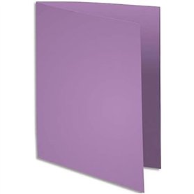 EXACOMPTA Paquet de 100 chemises Super 250 en carte 210 g, coloris lilas