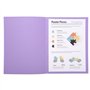 EXACOMPTA Paquet de 100 chemises Super 250 en carte 210 g, coloris lilas