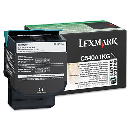 Cartouche de Toner de Marque Lexmark 1x Noir 0C540A1KG