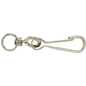 Chapuis 3233690028864 Porte-Mousqueton 'simplex' à touret en Acier zingué (80-1), Inconnu, Taille Unique