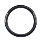 Tuning Effect 163537 Couvre-Volant Noir Décor Argent