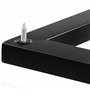 Support d'enceinte métal Noir BoomToneDJ MS2 Pied d'enceinte de Monitoring Studio Enregistrement Acoustique Home Cinema Home Stu