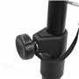 Support d'enceinte métal Noir BoomToneDJ MS2 Pied d'enceinte de Monitoring Studio Enregistrement Acoustique Home Cinema Home Stu