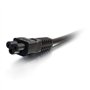 C2G 80607 câble électrique Noir 2 m CEE7/7 Coupleur C5