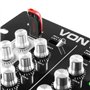 Vonyx STM-2300 Table de Mixage 2 Canaux - Entrée RCA Phono/Ligne Commutable, Sortie principale RCA et Sortie Casque, Egaliseur 3