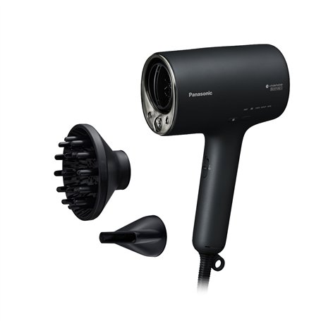 Panasonic EH-NA0J Sèche-Cheveux Nanoe MOISTURE+ Minéral Embout Concentrateur & Diffuseur, if Design Award 2023 Mode Chaud Froid,