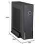 Chieftec IX-03B-90W Ordinateur de bureau (Import - clavier non AZERTY)