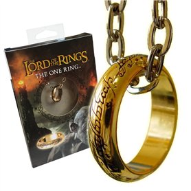 The Noble Collection The Lord of The Rings The One Ring - Costume One Ring on 24in (61cm) Chain - Officially Licensed Film Set M