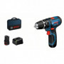 Perceuse visseuse a percussion BOSCH PROFESSIONAL GSB 12V-15 + 2 batteries 2.0Ah 159,99 €